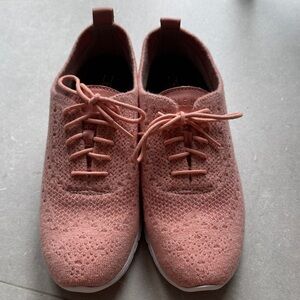 Cole Haan ZEROGRAND Oxford Women's Salmon Knit Sneakers